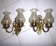 2 originalne nástenné  "Jugendstil" lampy 