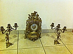 Starožitné barokove krbove  hodiny
